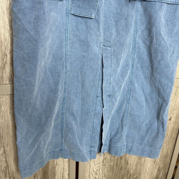 Free People Midi Skirt Catching Feelings Blueberry Pie Size 10 - Picture 7 of 8